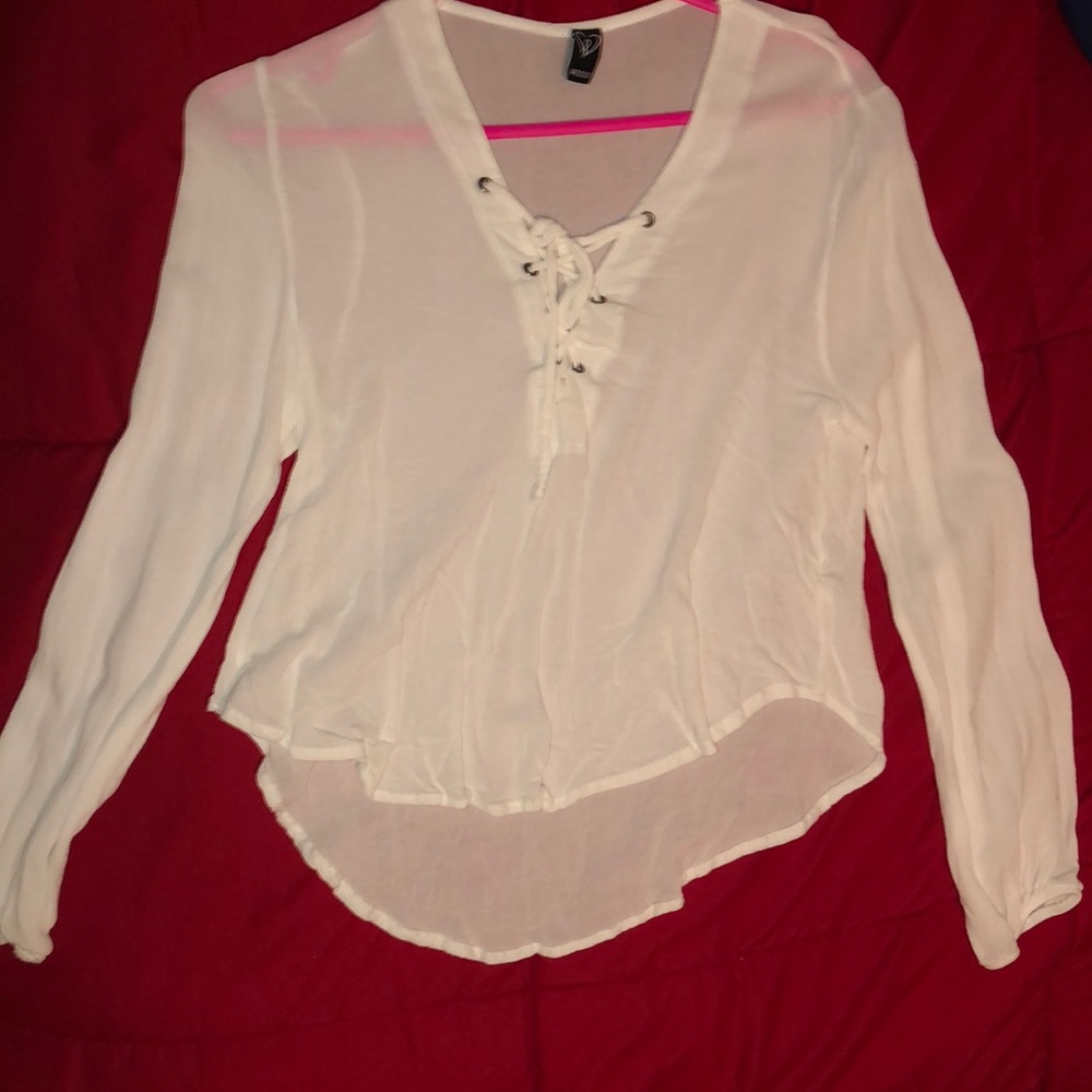 Windsor white long sleeve // M